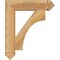 Ekena Millwork Westlake Arts & Crafts Rough Sawn Bracket, Western Red Cedar, 4"W x 20"D x 24"H BKT04X20X24WTL03RWR - alternate 3